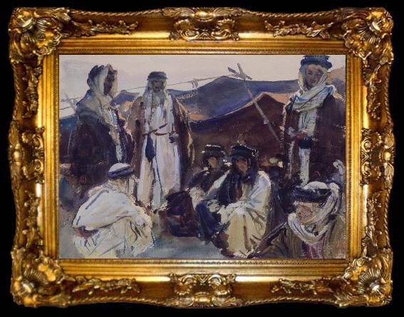 framed  John Singer Sargent Bedouin Camp, ta009-2